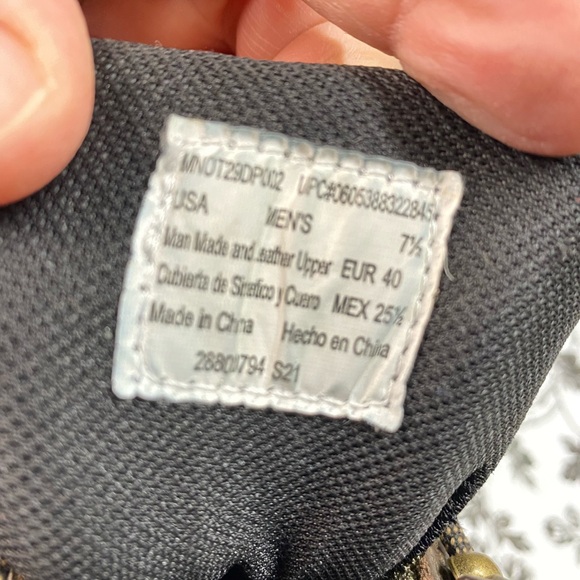 * Ozark Trail 7.5 Men's Bronte II Mid Waterproof Hiking Boots brown rugged - Picture 3 of 8